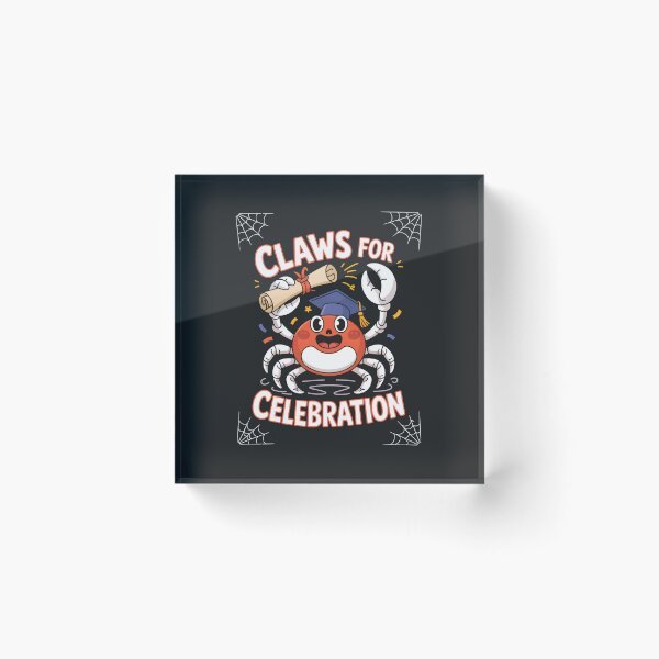 Item preview, Claws for Celebration – Graduation Crab designed and sold by Taans-Creation.