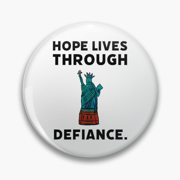 Item preview, Hope lives through defiance. designed and sold by Rachel the Artist .