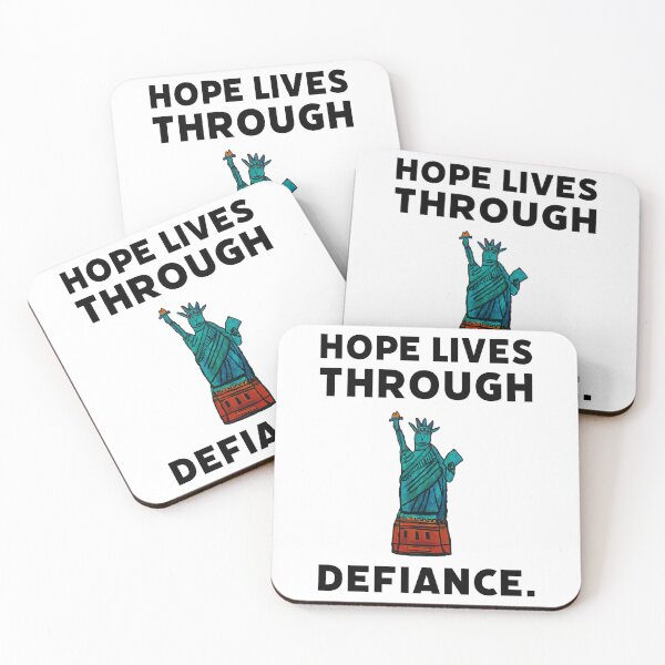 Item preview, Hope lives through defiance. designed and sold by Rachel the Artist .