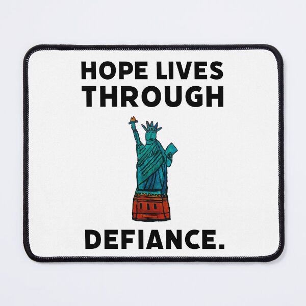 Item preview, Hope lives through defiance. designed and sold by Rachel the Artist .