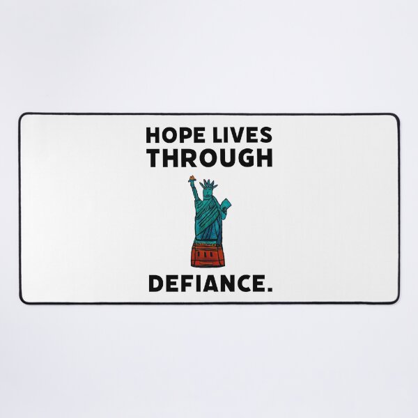 Item preview, Hope lives through defiance. designed and sold by Rachel the Artist .