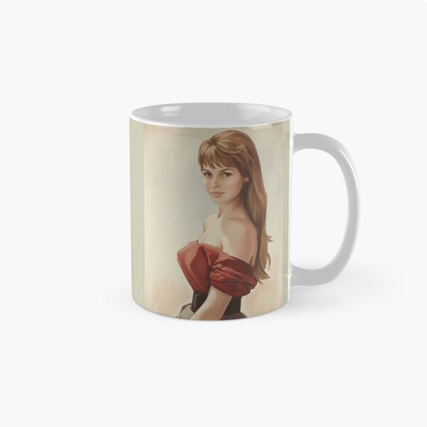 Item preview, Retrato vintage de los años 60: Mujer elegante vestida de rojo designed and sold by SammyMorry.