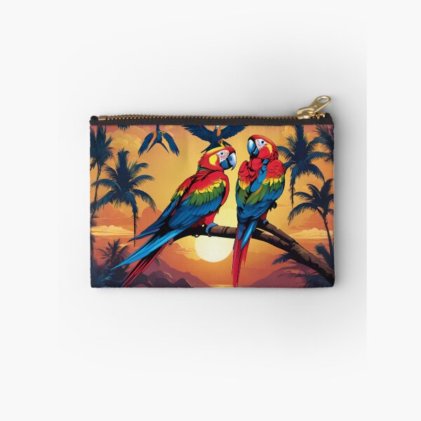 Item preview, Scarlet Macaws at Tropical Sunset designed and sold by CASASIS_MERCH.