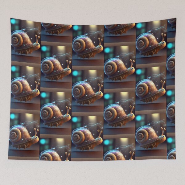 Item preview, Magic Flying Snail - Starry House with Luminous Aura designed and sold by Hipatye26.
