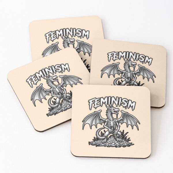Item preview, Feminism Mythical Dragon Ghost - Fire and Strength Design  designed and sold by PriyaMagic.