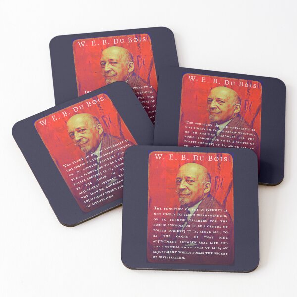 Item preview, W. E. B. Du Bois quote: The function of the university is not simply to teach bread-winning, or to furnish teachers for the public schools or to be a centre of polite society; designed and sold by artbleed.