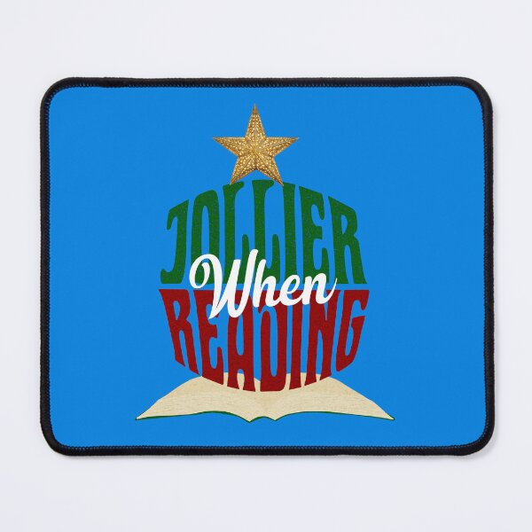 Item preview, Jollier When Reading | Christmas Bookish designed and sold by bookstackdream.