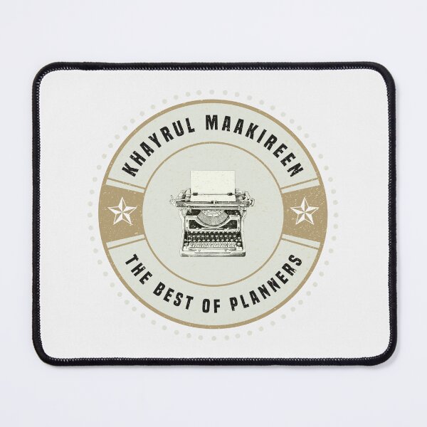 Item preview, Khayrul Maakireen The Best of Planners Vintage Stamp Islamic Quote designed and sold by Miniature Store.