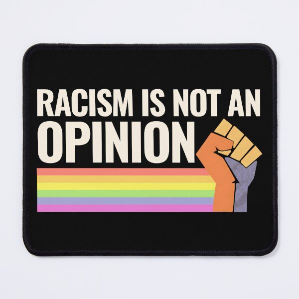 Item preview, Racism Is Not An Opinion – Anti-Racism Quote | Social Justice Tee & Wall Art designed and sold by Teetreasure2.