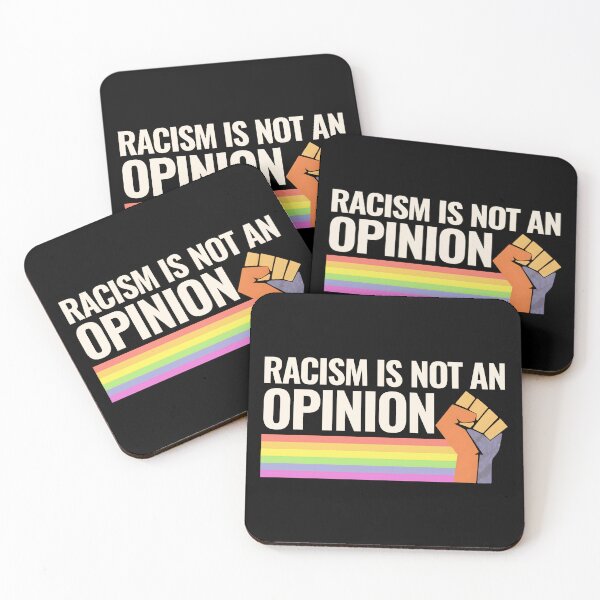 Item preview, Racism Is Not An Opinion – Anti-Racism Quote | Social Justice Tee & Wall Art designed and sold by Teetreasure2.
