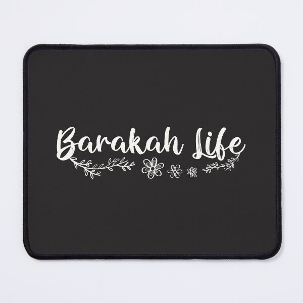 Item preview, Barakah Life Minimalist Floral Handwritten Script Islamic Art designed and sold by Miniature Store.