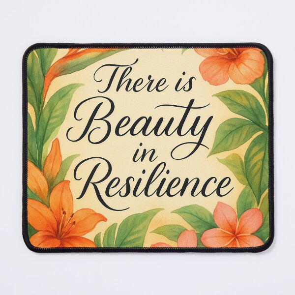 Item preview, Beauty in Resilience Floral Affirmation Art designed and sold by BrickByDream.