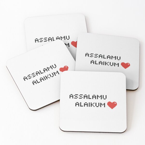 Item preview, Assalamu Alaikum Pixel Art Retro Gaming Style Islamic Greeting designed and sold by Miniature Store.