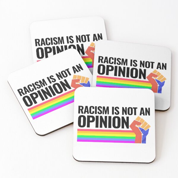 Item preview, Racism Is Not An Opinion – Anti-Racism Quote | Social Justice Tee & Wall Art designed and sold by Teetreasure2.