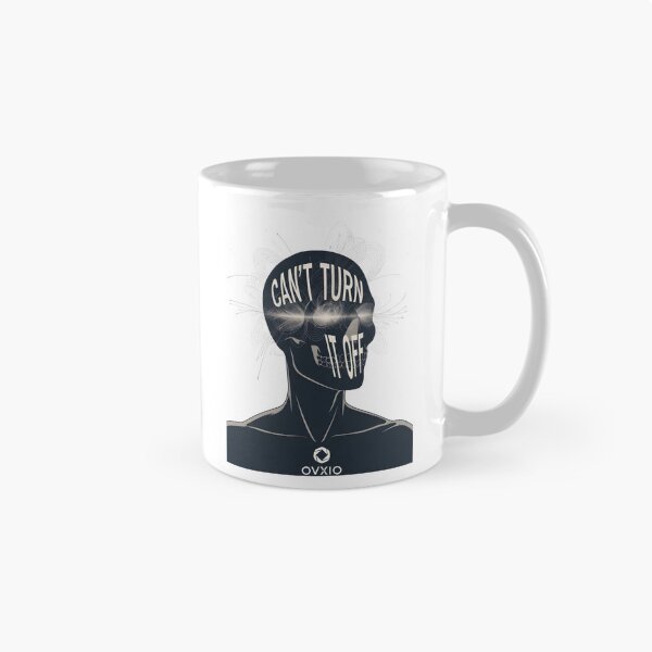 Item preview, Can't Turn It Off - Overthinking Anxiety Mental Health Art designed and sold by OVXIO.