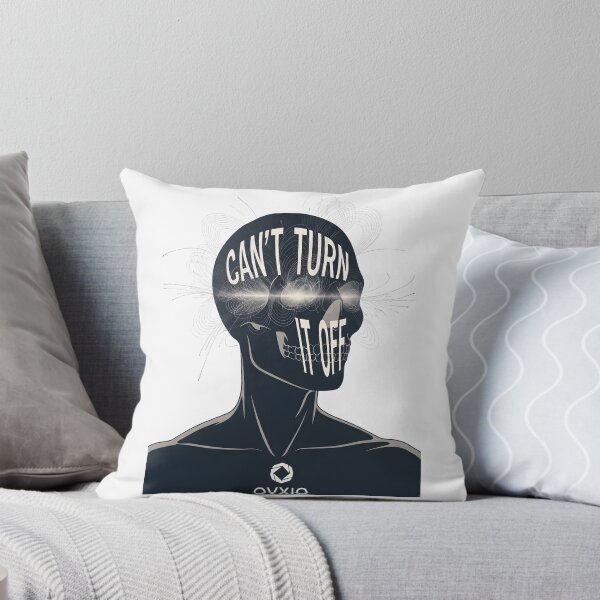 Item preview, Can't Turn It Off - Overthinking Anxiety Mental Health Art designed and sold by OVXIO.