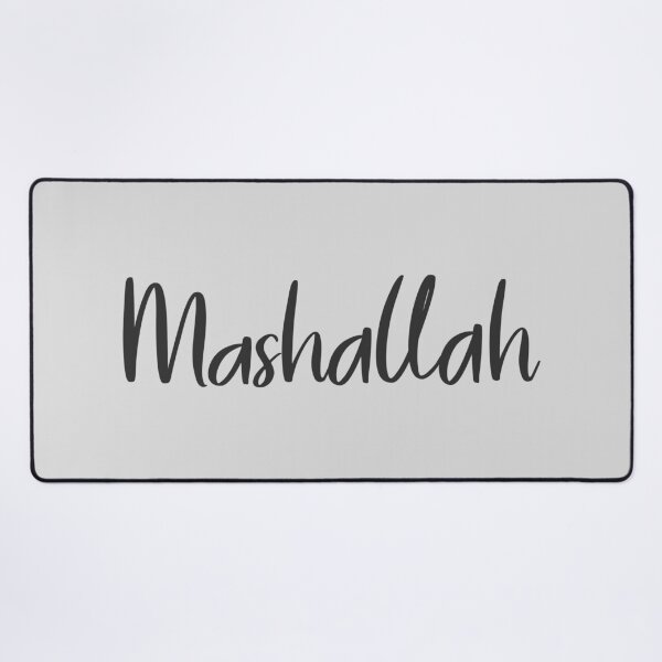 Item preview, Mashallah Minimalist Elegant Handwritten Script Islamic Art designed and sold by Miniature Store.