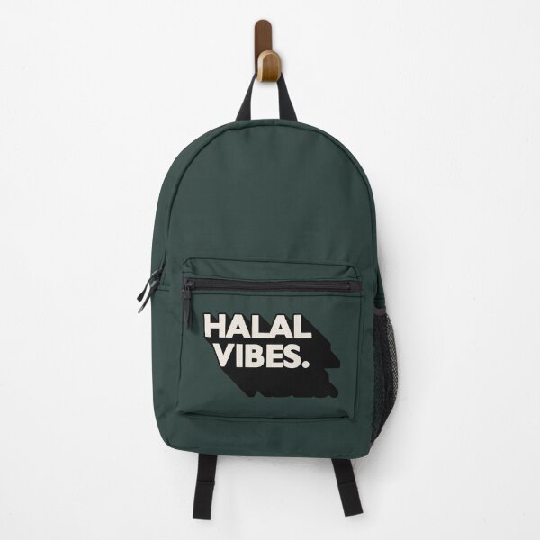 Item preview, Halal Vibes Bold 3D Shadow Typography Islamic Streetwear Art designed and sold by Miniature Store.