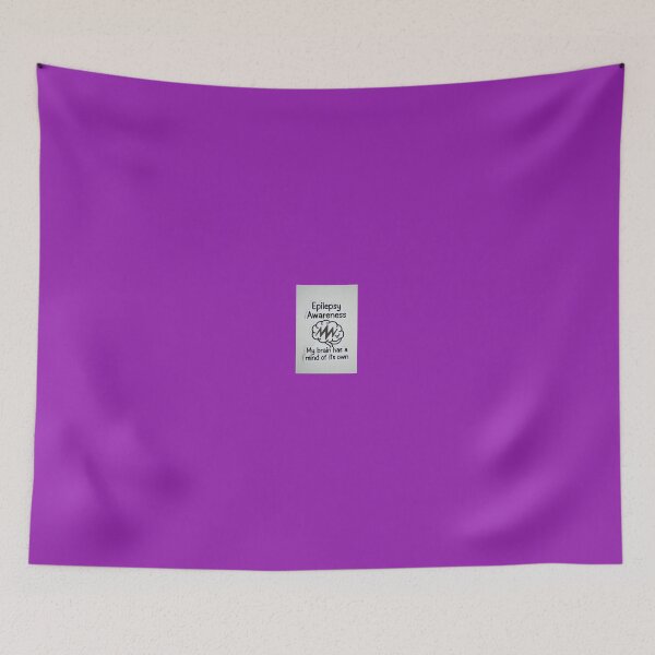 Item preview, Funny Epilepsy Awareness Sticker - Brain Has Its Own Mind designed and sold by LithsMisc.