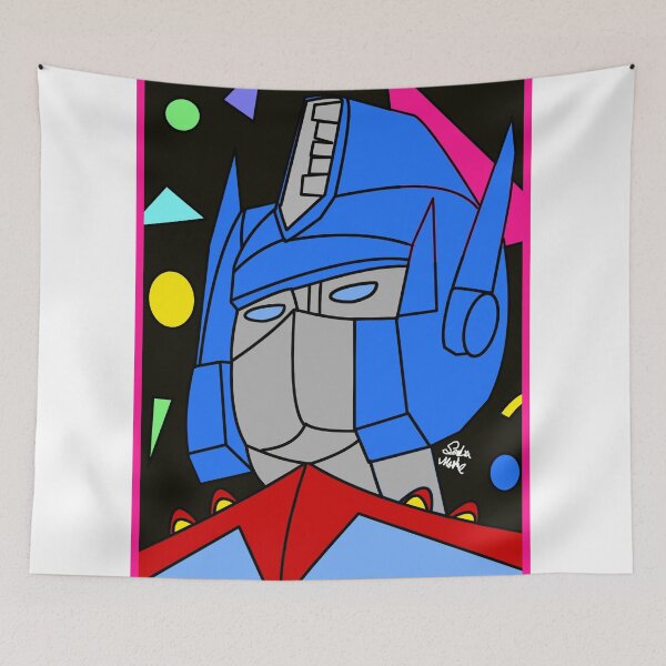 Item preview, Optimus Prime 80s Pop Art designed and sold by MechanixByKITTs.