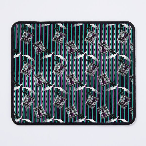 Item preview, Cat & Dog 2 with Farm Window on Purple & Teal Stripe designed and sold by Digitalmyth's Designs.