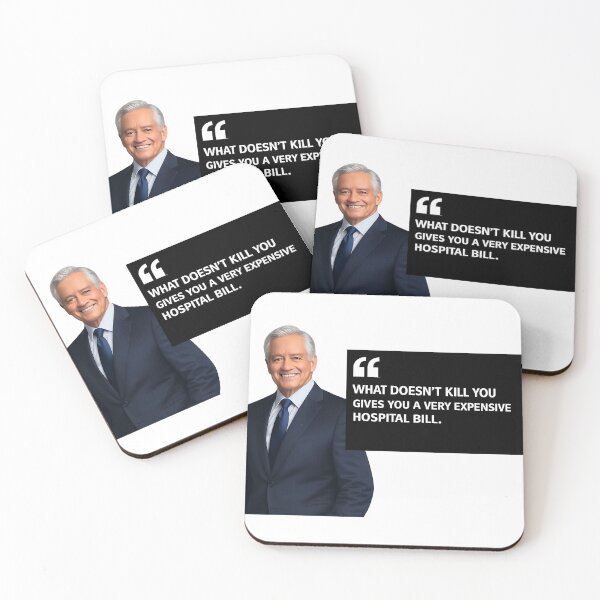Item preview, What Doesn’t Kill You Gives You a Very Expensive Hospital Bill – Dark Humor Motivational Quote designed and sold by StrayaDesign.