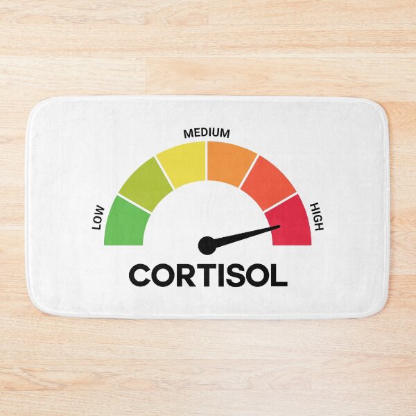 Item preview, Funny Cortisol High Level Stress Meter Meme – Anxiety & Burnout Humor Design designed and sold by artworkathome.