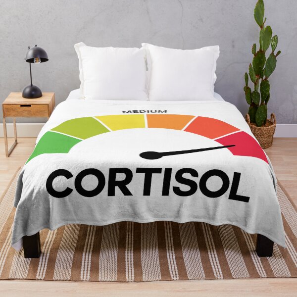 Item preview, Funny Cortisol High Level Stress Meter Meme – Anxiety & Burnout Humor Design designed and sold by artworkathome.