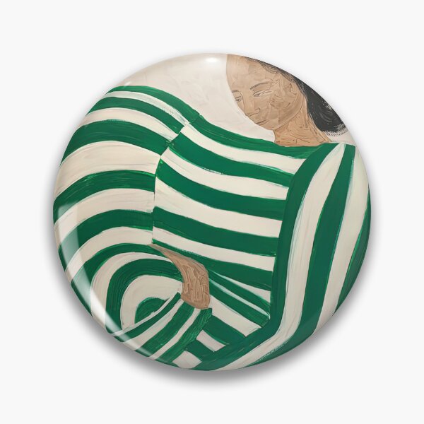 Item preview, Sofia Lind Green Stripes designed and sold by Kimmomaki.