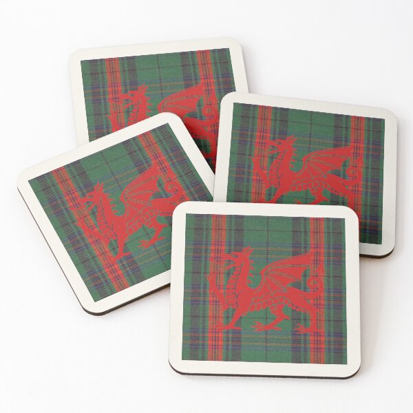 Item preview, ✨ Owen Welsh Tartan – The Noble Lineage & y Ddraig Goch - the red dragon v4 designed and sold by WheelieGdArt.
