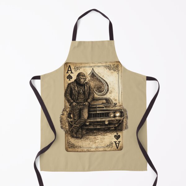 Item preview, Vintage Gorilla Ace of Spades Muscle Car designed and sold by rekan.design.