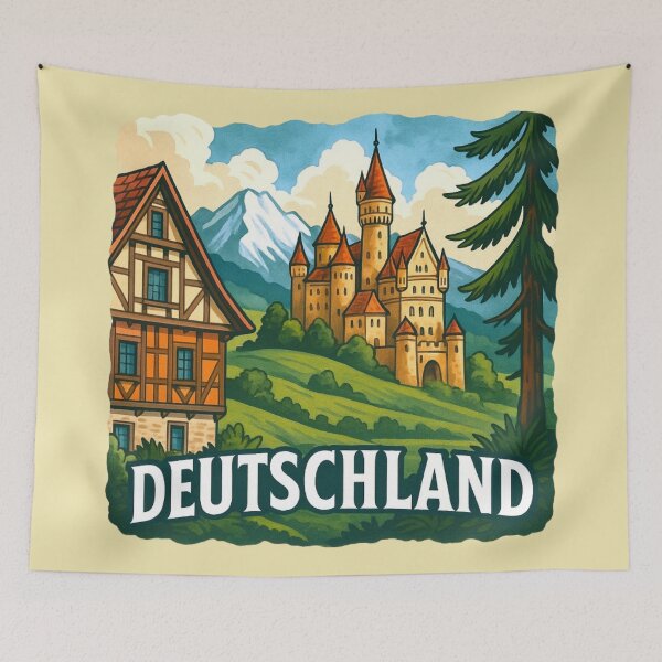 Item preview, Deutschland - Germany Heritage Scene designed and sold by Myra365Art.