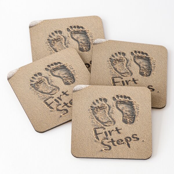 Item preview, Baby First Steps Footprints In Beach Sand designed and sold by chase-thewave.