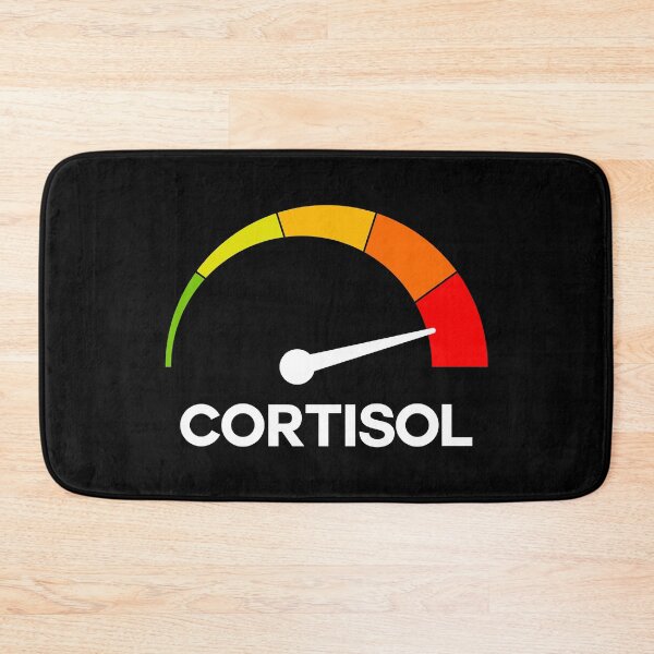 Item preview, Funny Cortisol High Level Stress Meter Meme – Anxiety & Burnout Humor Design designed and sold by artworkathome.