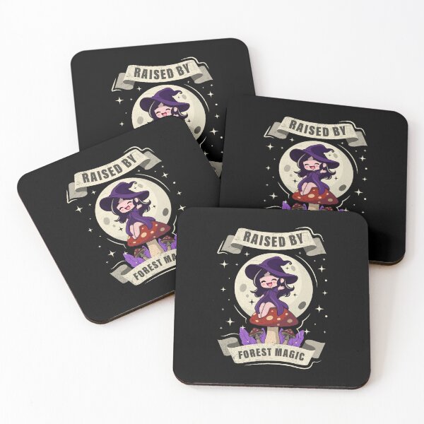 Item preview, Raised by Forest Magic – Cute Witch Mushroom Cottagecore Fantasy Design designed and sold by DREEMBLOOM Designs.