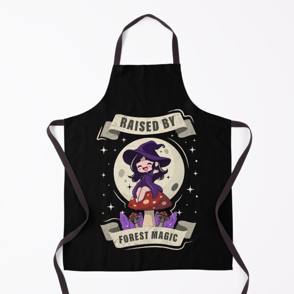 Item preview, Raised by Forest Magic – Cute Witch Mushroom Cottagecore Fantasy Design designed and sold by DREEMBLOOM Designs.