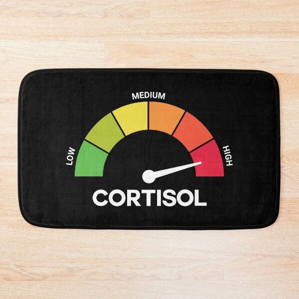 Item preview, Funny Cortisol High Level Stress Meter Meme – Anxiety & Burnout Humor Design designed and sold by artworkathome.