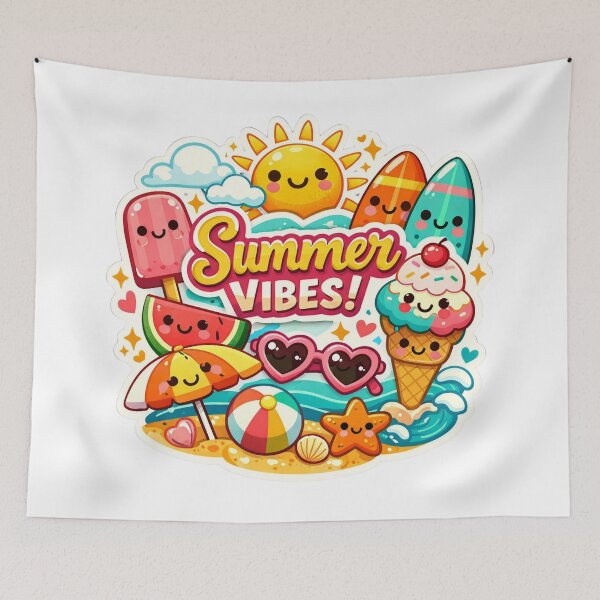Item preview, Summer Vibes Kawaii Parade designed and sold by lorand-designs.