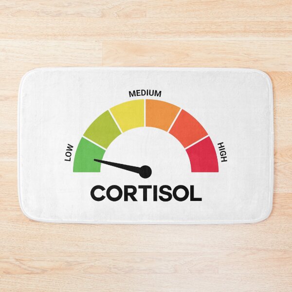 Item preview, Funny Cortisol Low Level Stress Meter Meme – Anxiety & Burnout Humor Design designed and sold by artworkathome.
