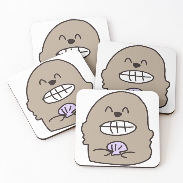 Item preview, Nikoniko seaotter smile animals Illustration designed and sold by witty_sheep.