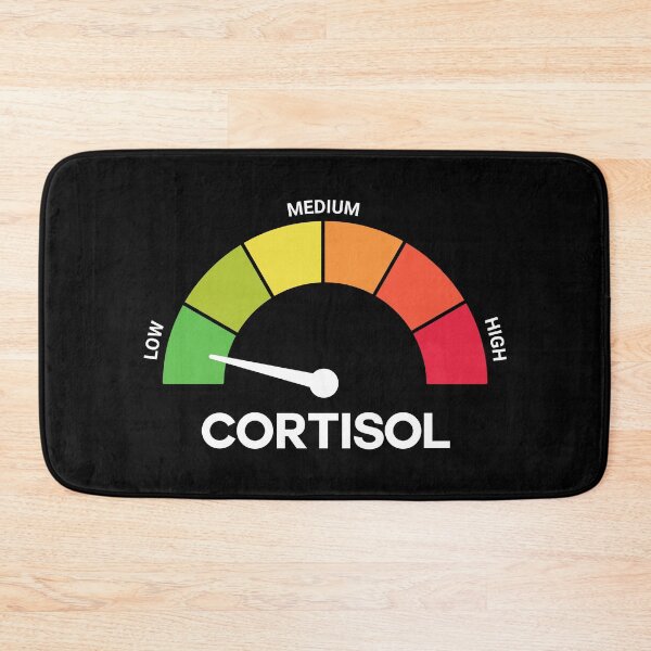 Item preview, Funny Cortisol Low Level Stress Meter Meme – Anxiety & Burnout Humor Design designed and sold by artworkathome.