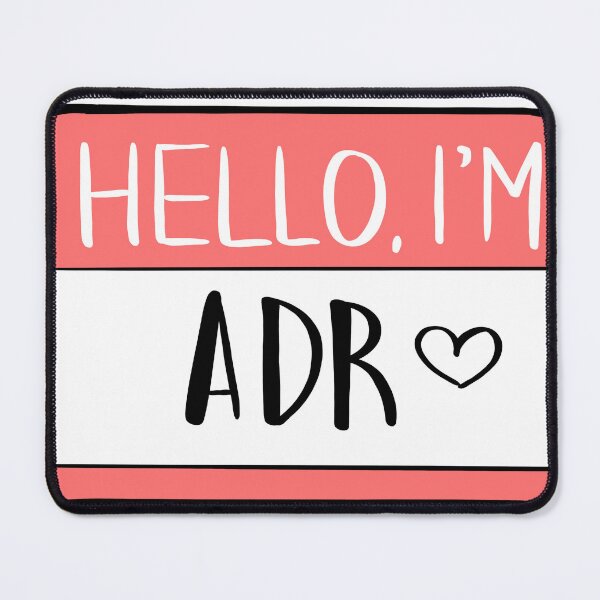 Item preview, Hello I’m ADR Sticker – Funny Veterinary Medicine Humor Decal designed and sold by backwoodsdsgn.