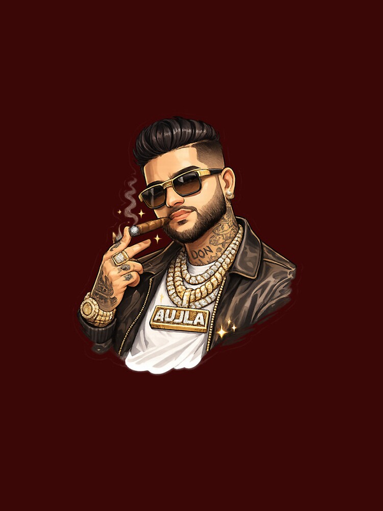 Thumbnail 4 of 4, iPhone Case, Luxury Punjabi Rapper Style Sticker designed and sold by LSChauhan.