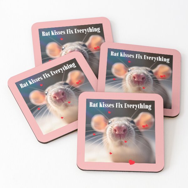 Item preview, Rat Kisses Fix Everything Pet Rat designed and sold by Sachie's Studio.