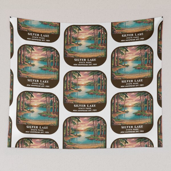 Item preview, Vintage Silver Lake State Park (New Hampshire) designed and sold by RabbitK.