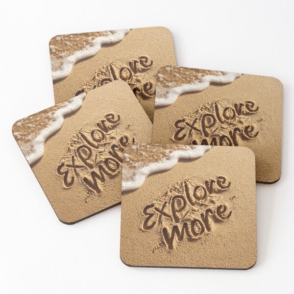 Item preview, Explore More Cursive Writing In Beach Sand designed and sold by chase-thewave.