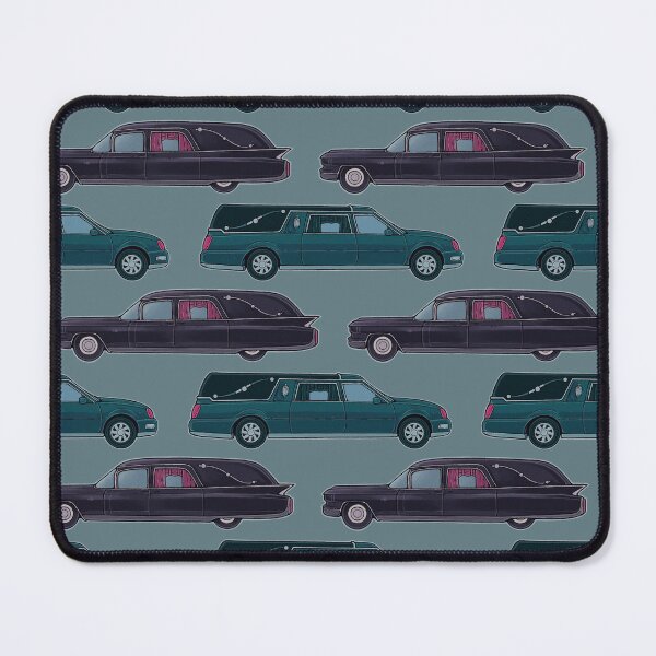 Item preview, Hearses Repeat Pattern designed and sold by Peachtreebones Illustration.