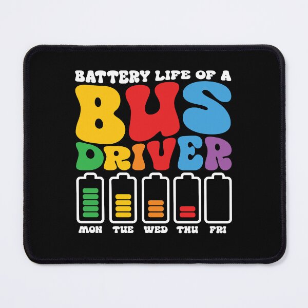 Item preview, Funny Bus Driver Battery School Bus Driver Bus Public Buses designed and sold by farhanhafeez.