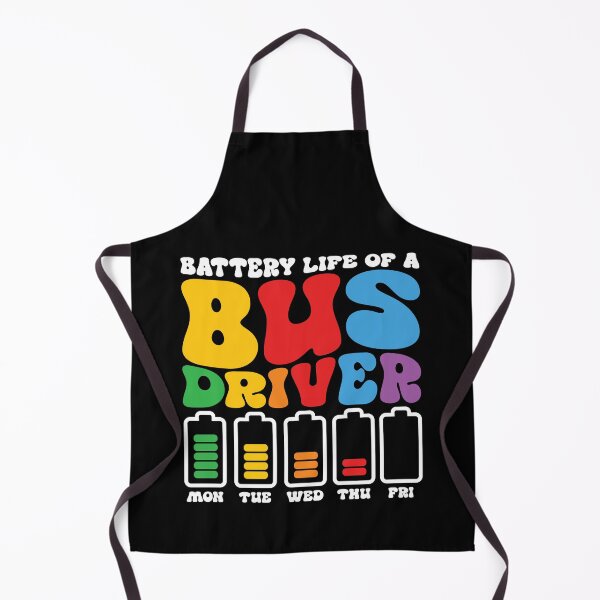Item preview, Funny Bus Driver Battery School Bus Driver Bus Public Buses designed and sold by farhanhafeez.