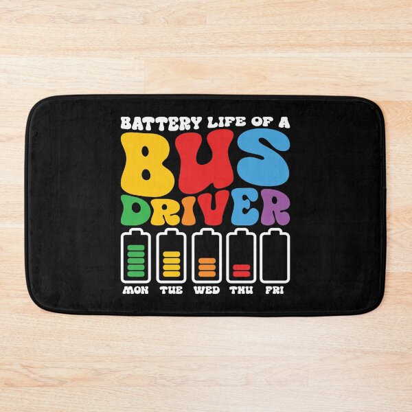 Item preview, Funny Bus Driver Battery School Bus Driver Bus Public Buses designed and sold by farhanhafeez.